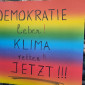 Plakat Demokratie leben, Klima schützen 