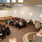 Volle Kirche in der Beichte