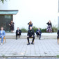 Gruppenfoto vor der Christuskirche 2