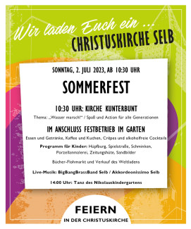 Plakat Sommerfest