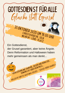 Gottesdienst am 31. Oktober