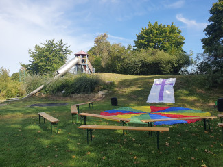 Abenteuerspielplatz mit Gottesdienst