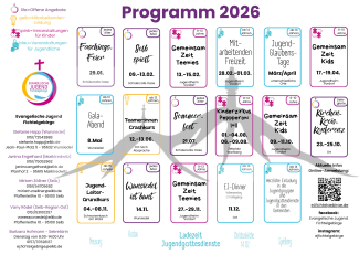 Jahresprogramm EJ Fichtelgebirge 2026