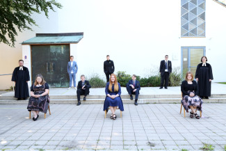 Gruppenbild Konfirmation 2020