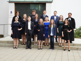 Gruppenfoto Konfirmation