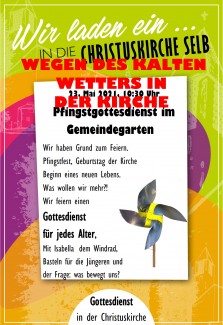Plakat Pfingsten