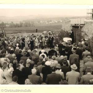 Grundsteinlegung 1961